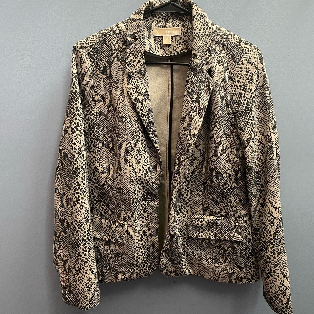 Michael Kors Snakeskin Blazer